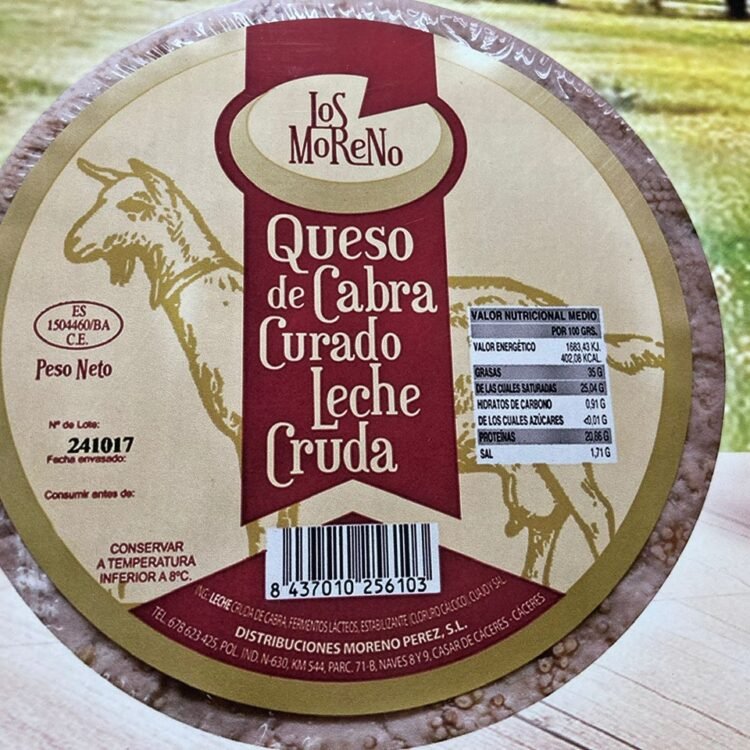 Queso de cabra curado Los Moreno