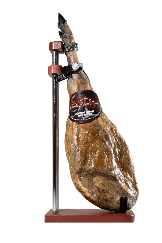 Jamón de Bellota ibérico 100% raza ibérica procedente de cerdos criados en nuestras dehesas