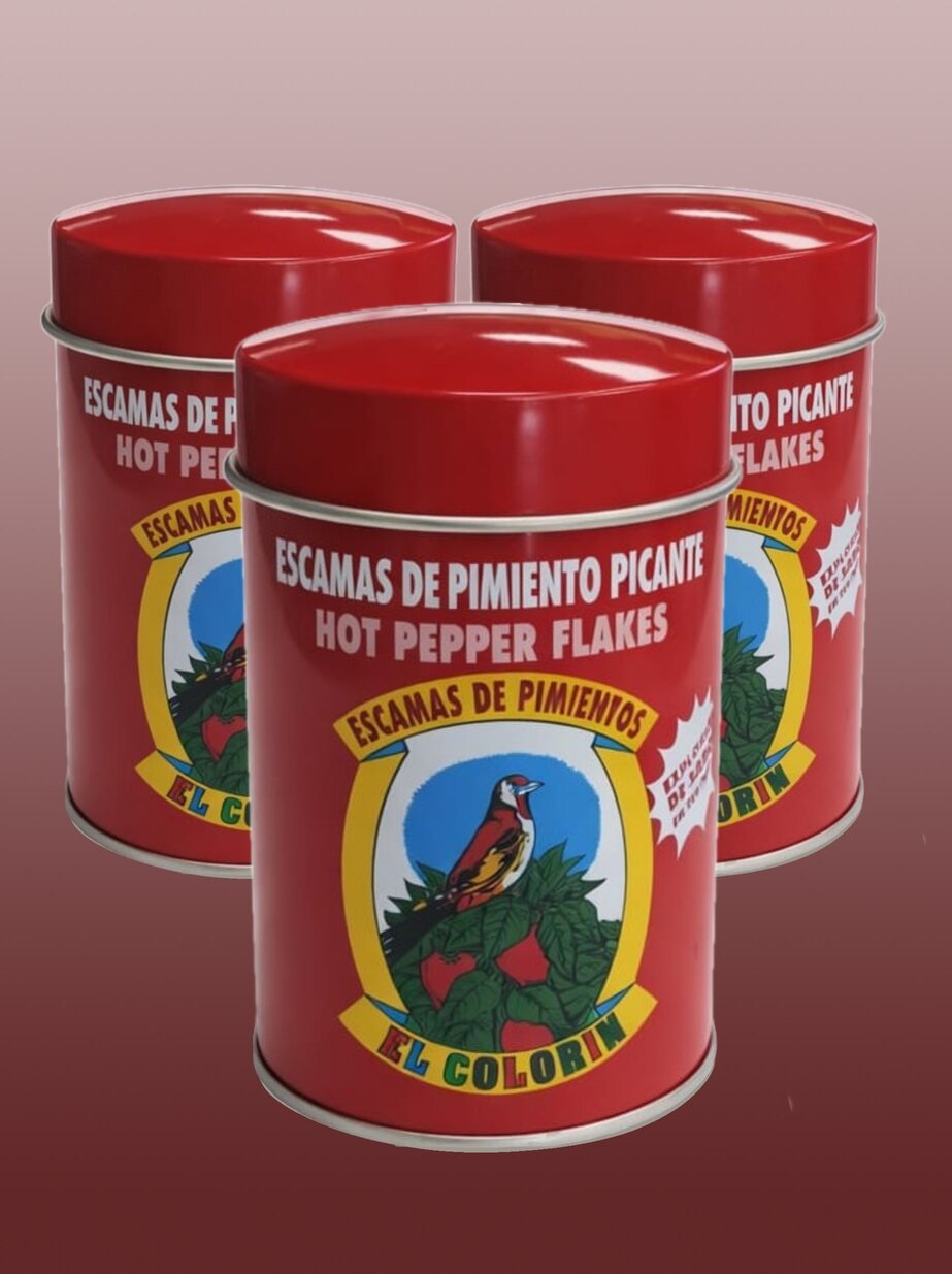 Escamas de pimiento picante "El Colorín"